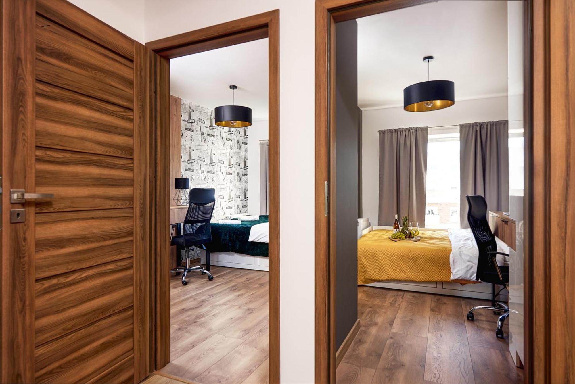 לודז' Lumina Luxury 3-Rooms Apartments With Parking מראה חיצוני תמונה